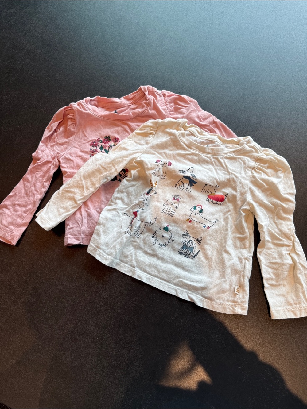 2 GAP Long-Sleeve Tees